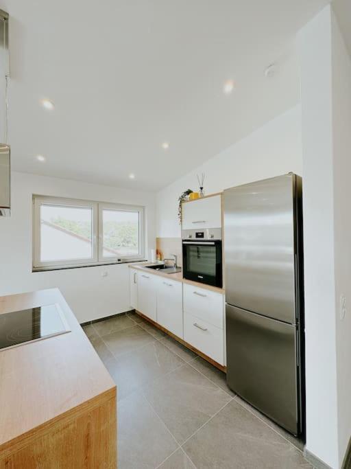 Apartment 100 Qm Im Weindorf - Balkon/Garage Aspisheim Luaran gambar