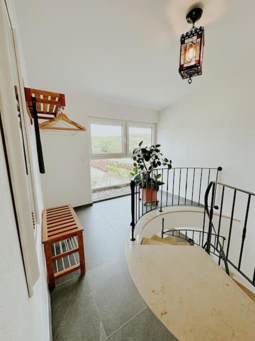 Apartment 100 Qm Im Weindorf - Balkon/Garage Aspisheim Luaran gambar