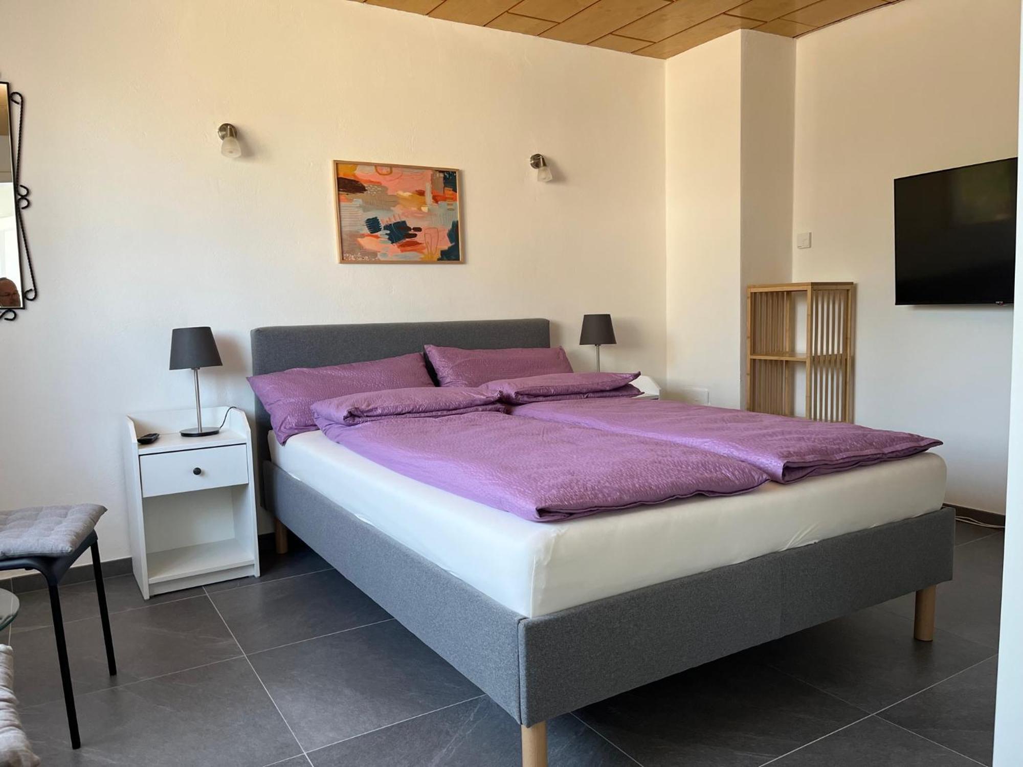 Apartment 100 Qm Im Weindorf - Balkon/Garage Aspisheim Luaran gambar