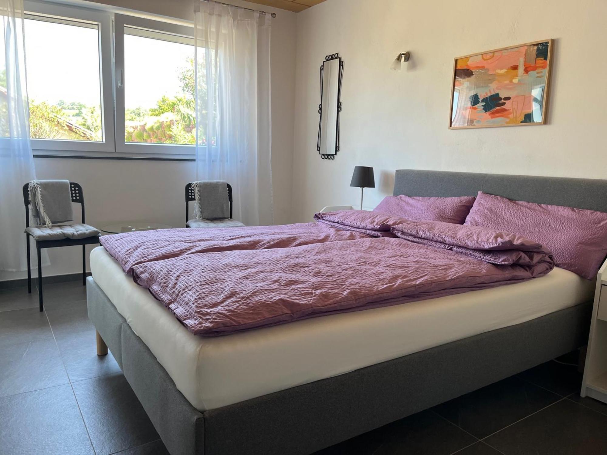 Apartment 100 Qm Im Weindorf - Balkon/Garage Aspisheim Luaran gambar